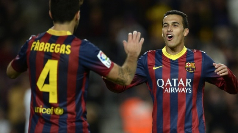 Fransesks Fabregass un Pedro Rodrigess atkal būs kluba biedri?
Foto: AFP/Scanpix