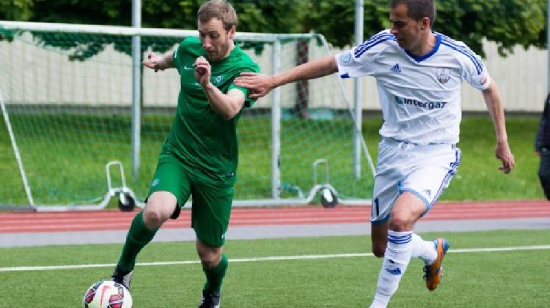 Armands Pētersons guva savus trešos vārtus sezonā
Foto: Māris Greidāns, www.futbolavirsliga.lv