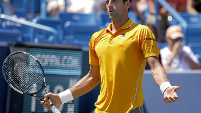 Novaks Džokovičs tālu no sava labākā tenisa
Foto: AP/Scanpix