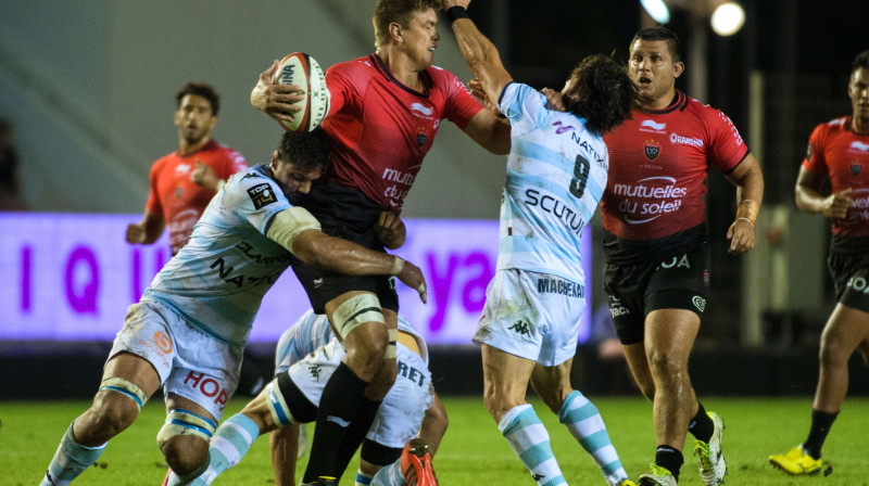 "Racing 92" spēja neitralizēt "Toulon" uzbrukumu
Foto: AFP/Scanpix