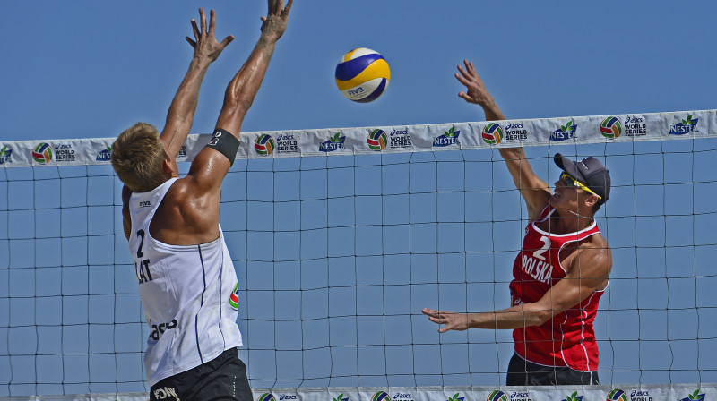 Haralds Regža blokā
Foto: FIVB