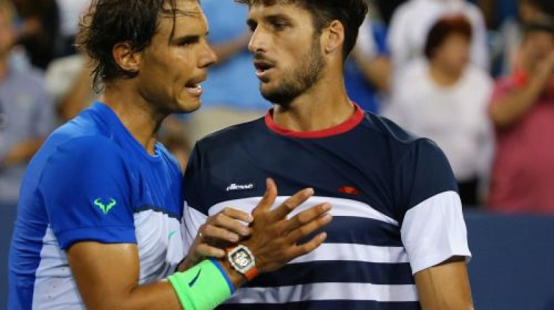 Rafaels Nadals un Felisiano Lopess
Foto: AFP/Scanpix