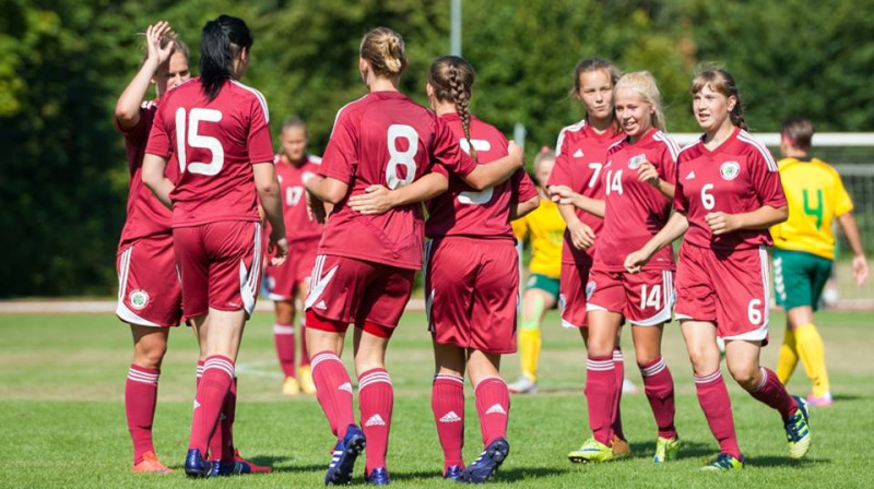 Latvijas U19 meiteņu izlase
Foto: LFF