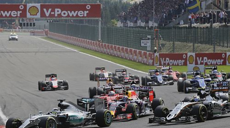 Beļģijas "Grand Prix" starts
Foto: TT NYHETSBYRÅN/Scanpix