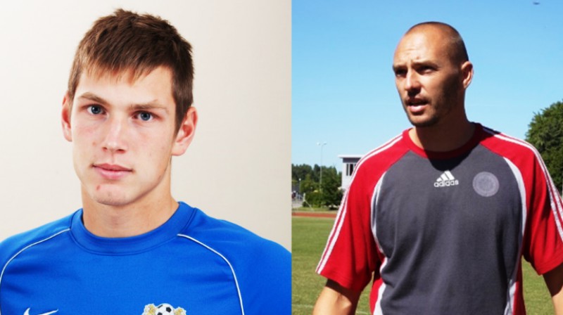 Aleksejs Rosoha un Kristaps Dišlers
Foto: Rīgas Futbola skola un FK Tukums 2000/TSS