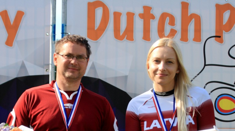 Gints Jonasts un Ieva Melle 
Foto: Latvijas Paralimpiskā komiteja / dpat.nl