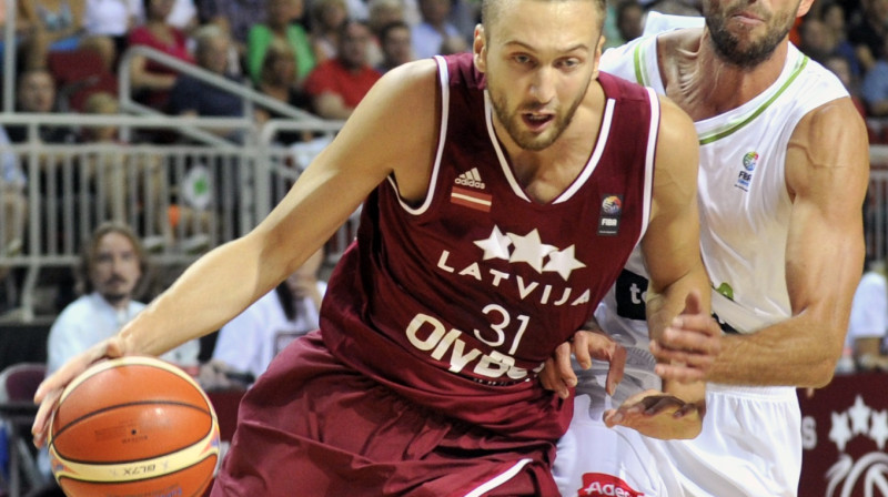 Žanis Peiners atgriezies valstsvienības ierindā.
Foto: basket.lv