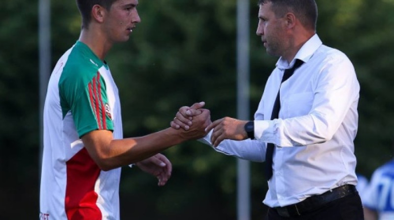 Vitālijs Maksimenko un Viktors Dobrecovs
Foto: Mārtiņš Sīlis