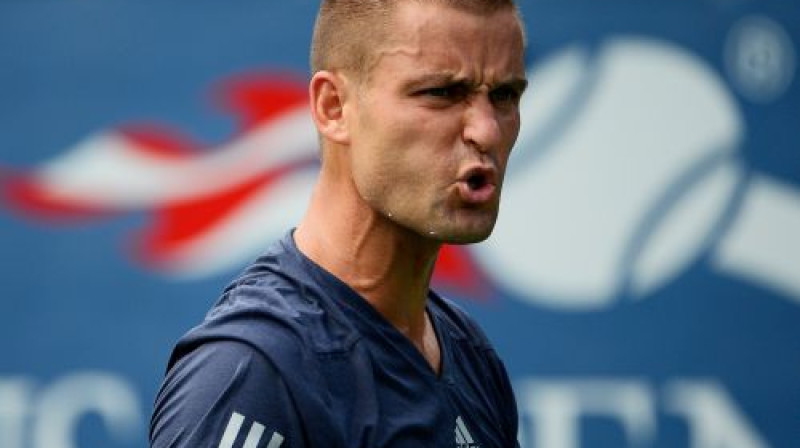 Mihails Južnijs 2010. gadā Džonu Isneru pieveica "US Open". Vai vēsture atkārtosies piecus gadus vēlāk?
Foto: AFP/Scanpix