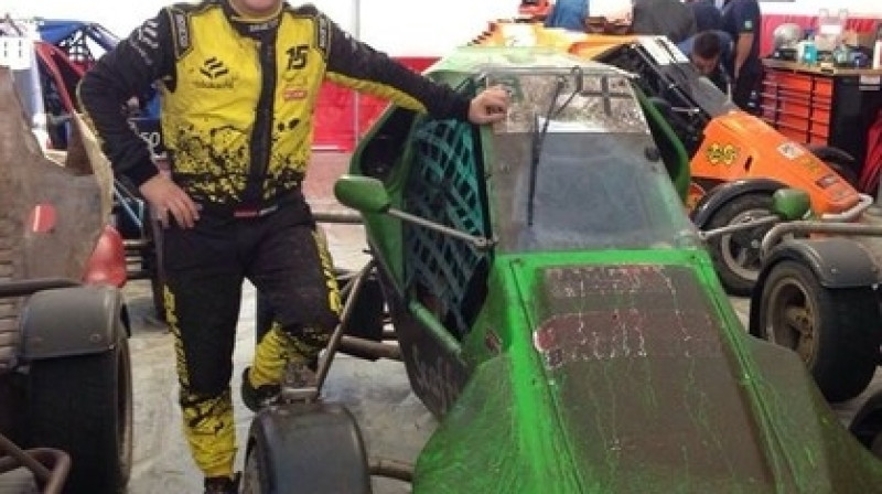 Reinis Nitišs pie sava bagija
Foto: No sportista personīgā arhīva