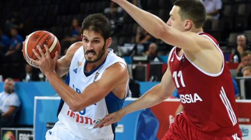 Omri Kaspi pret Krievijas izlasi
Foto: AFP/Scanpix