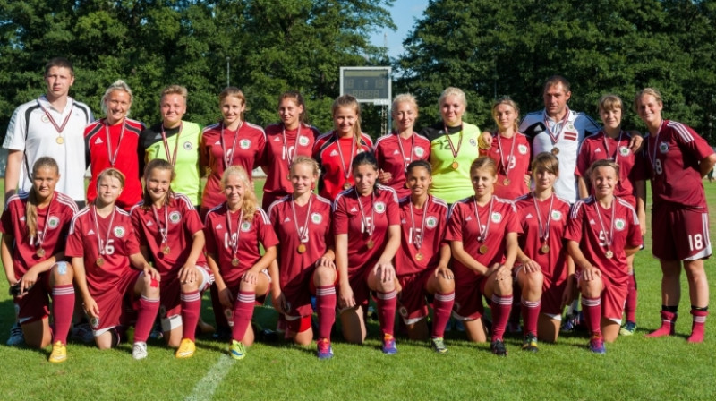 U-19 meiteņu futbola izlase
Foto: www.LFF.lv