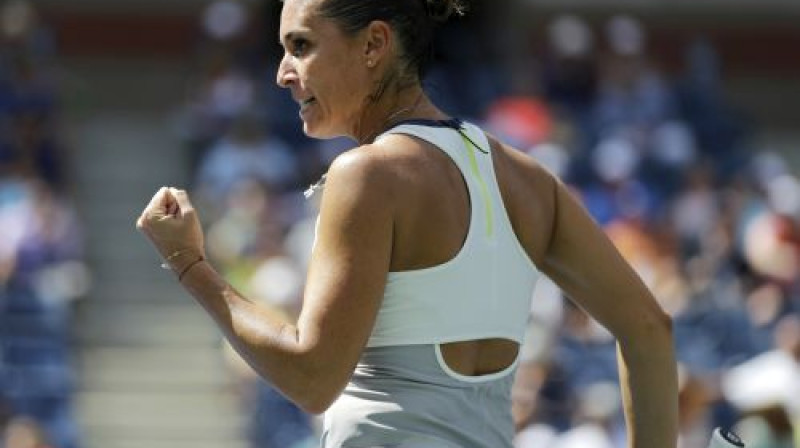 Flāvija Penneta "US Open" pusfinālā spēlēs otro reizi trīs gadu laikā
Foto: AP/Scanpix