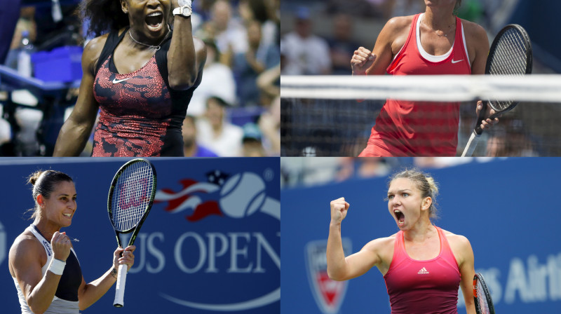 "US Open" pusfinālistes
Foto: AFP/Reuters/Scanpix