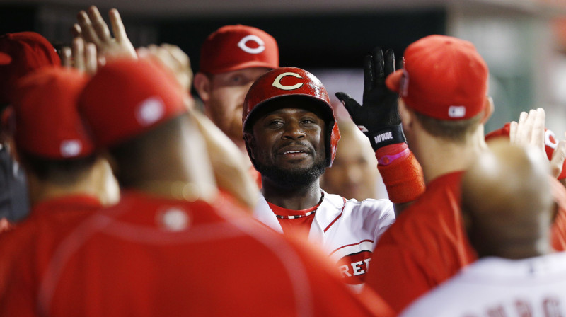 Brendons Filipss saņem komandas biedru apsveikumus
Foto: AFP/Scanpix