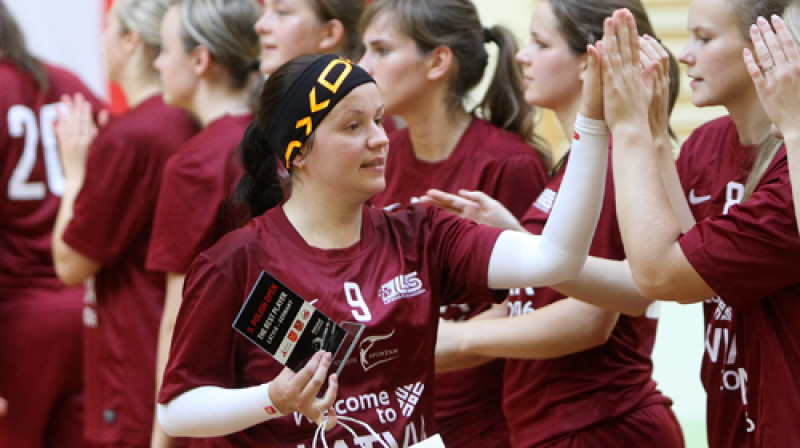 Labākā spēlētāja - Evita Rudzīte
Foto: Ritvars Raits, floorball.lv