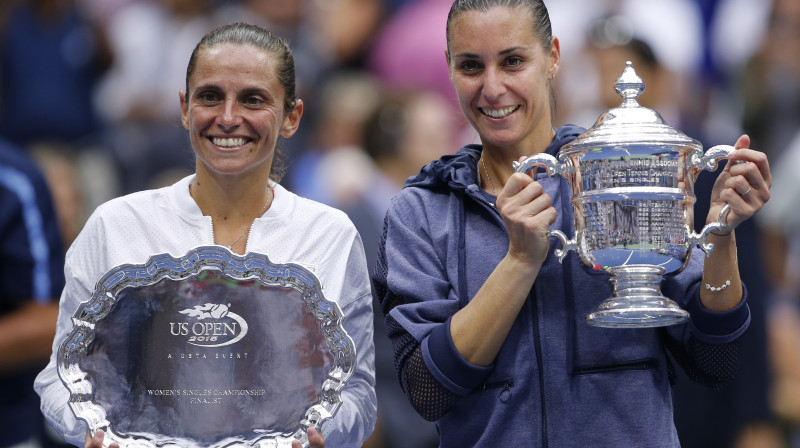 Roberta Vinči un Flāvija Penneta
Foto: Reuters/Scanpix