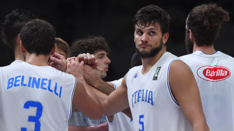 Itālijas uzbrucējs Alesandro Džentile
Foto: AFP/Scanpix