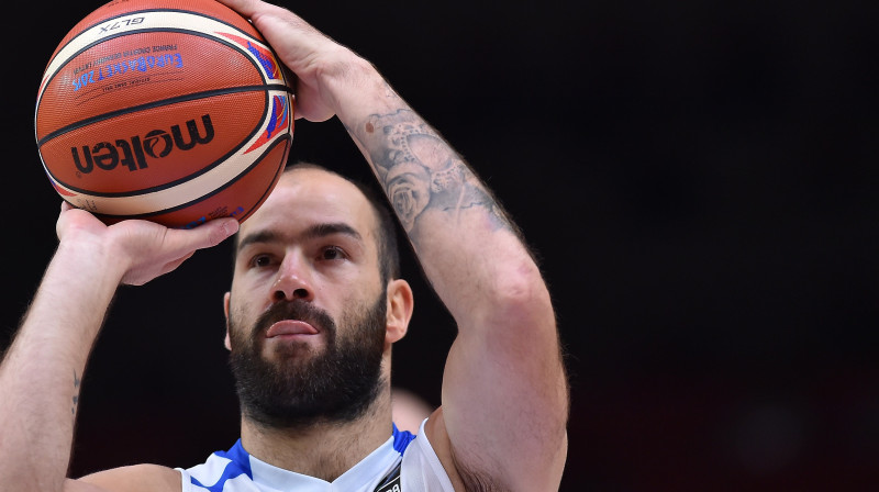 Vasilis Spanulis spēlē pret Latviju
Foto: AFP/Scanpix