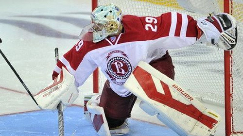 "Vityaz" vārtsargs Hari Seteri
Foto: Romāns Kokšarovs/F64
