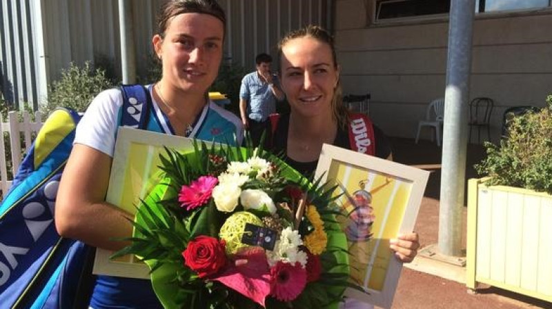 Anastasija Sevastova un Kristina Kučova
Foto: Open Emeraude Solaire