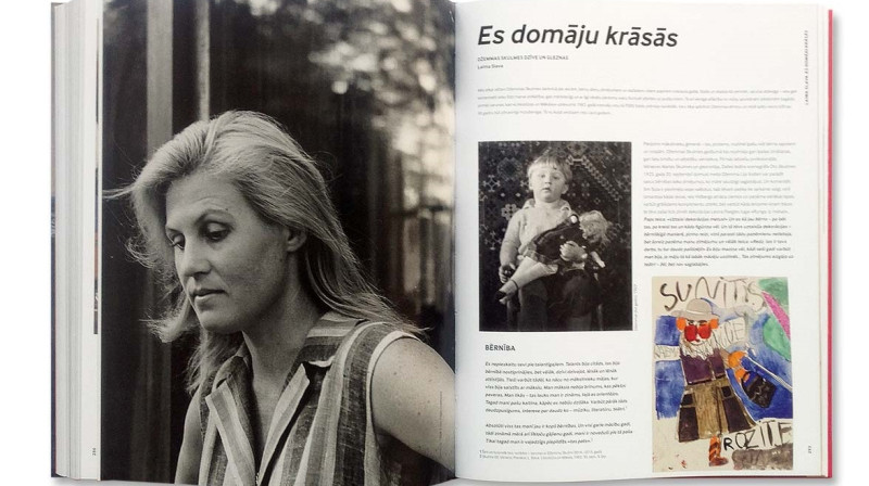 Monogrāfijas „Džemma Skulme” atvērums
Foto: Izdevniecības "Neputns" arhīvs