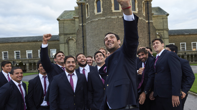 Mariano Galarza paspēja nofotografēt Argentīnas komandas "selfiju", taču  Pasaules kauss viņam nu ir beidzies.
Foto: AFP/Scanpix