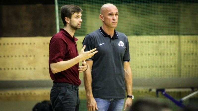 Rūdolfs Rozītis un Agris Galvanovskis
Foto: Renārs Buivids