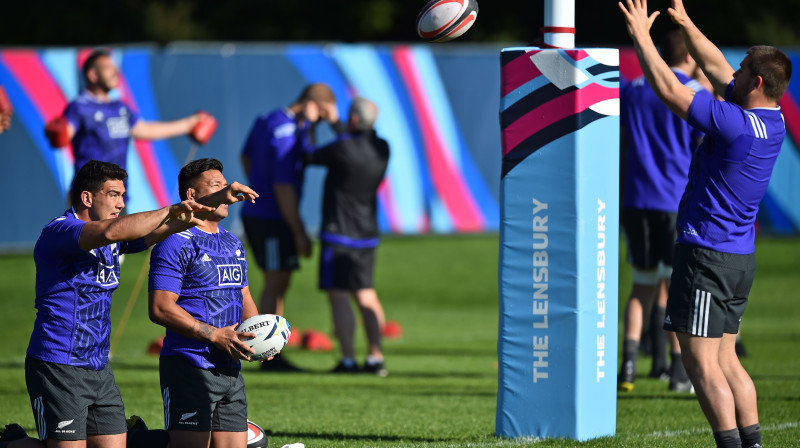 Jaunzēlande šim mačam varēja gatavoties brīvā un nepiespiestā gaistonē.
Foto: AFP/Scanpix