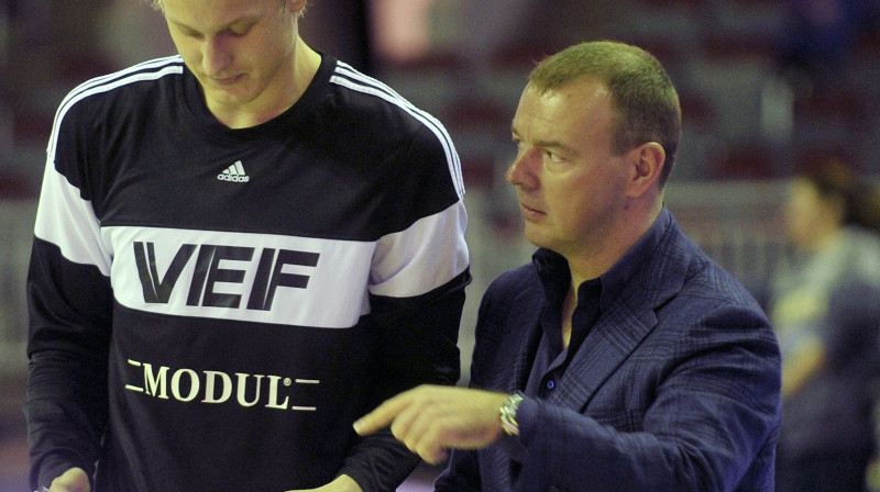 Jānis Timma un Māris Martinsons 
Foto: Romāns Kokšarovs, Sporta Avīze, f64