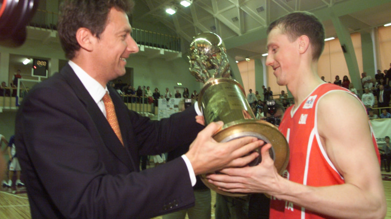 Aigars Vītols kā BK Ventspils spēlētājs izcīnījis visvairāk LBL čempionātu godalgu – astoņas, no kurām piecas ir zelta.

Foto: Romāns Kokšarovs (Sporta Avīze)