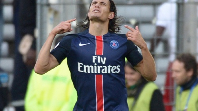 Edinsons Kavani guva jau savus sestos vārtus šosezon
Foto: AFP/Scanpix