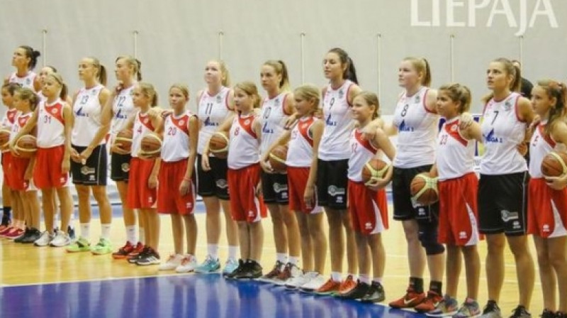 "Vega 1/Liepāja" basketbolistes
Foto: Vega 1/Liepāja