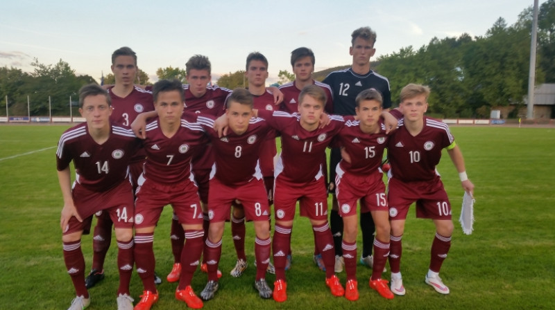Latvijas U-17 izlase
Foto: www.LFF.lv
