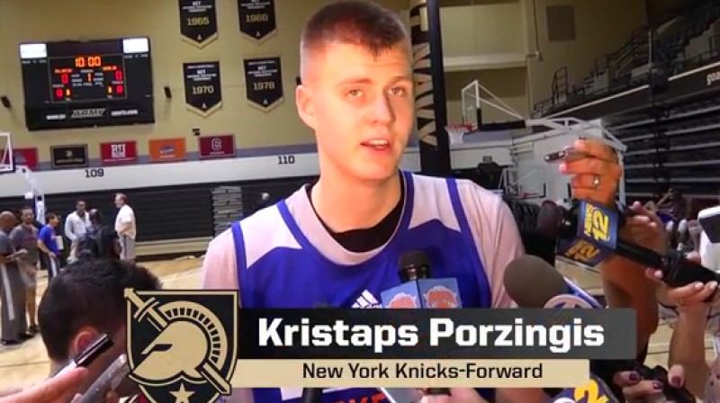 Kristaps Porziņģis 
Foto: GoArmyWestPoint