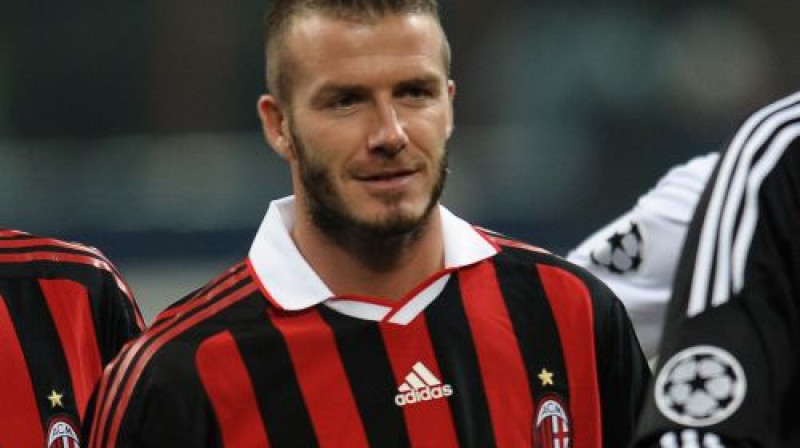 Deivids Bekhems "Milan" sastāvā pirms pieciem gadiem
Foto: AFP/Scanpix