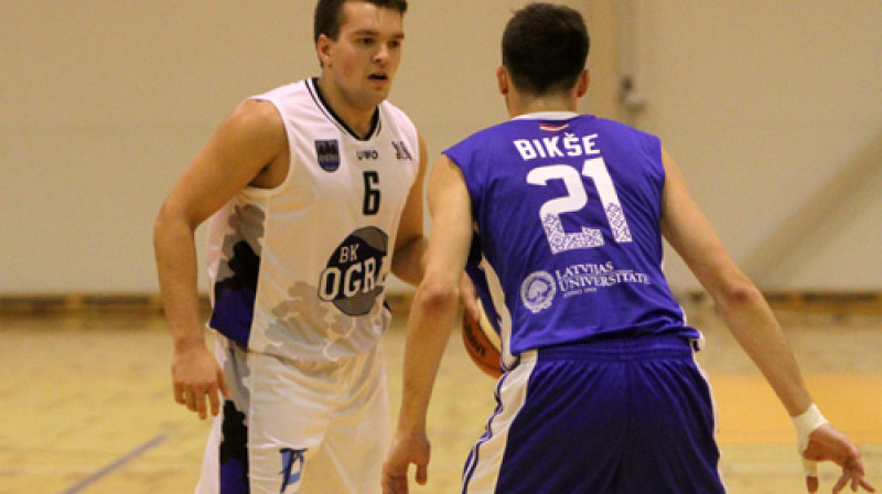 Mārcis Vītols BK "Ogre" rindās debitēja ar 18 punktiem
Foto: Ritvars Raits