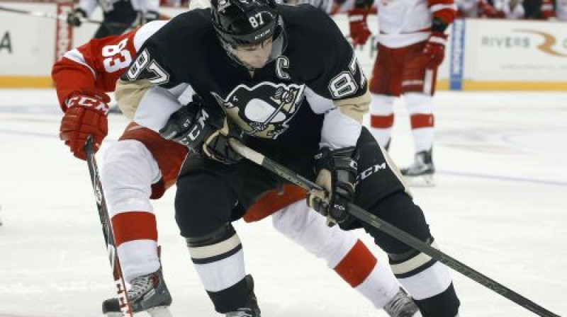 Sidnijs Krosbijs pārbaudes spēlē pret Detroitu
Foto: AP/Scanpix