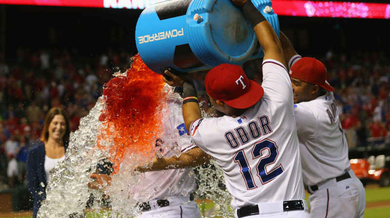 Teksasas "Rangers" svin savu panākumu.
Foto: AFP/Scanpix