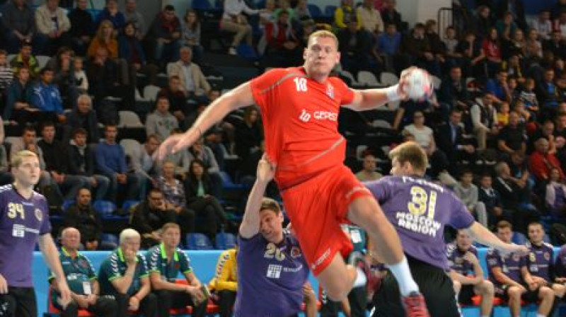 Dainis Krištopāns HC "Meshkov" labā guvis jau 43 vārtus Čempionu līgas spēlēs.