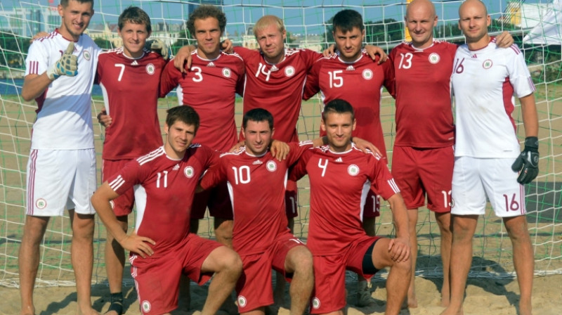 Latvijas pludmales futbola izlase
Foto: www.LFF.lv