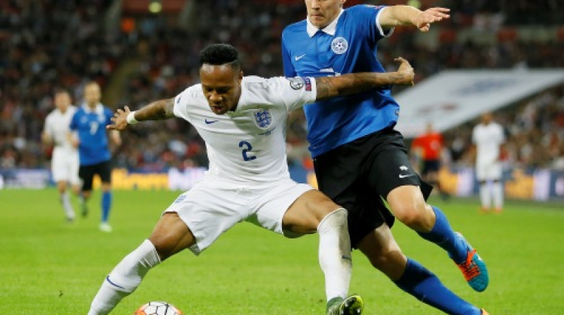 Igaunija cīnījās Vemblijā, cik spēja
Foto: AP/Scanpix