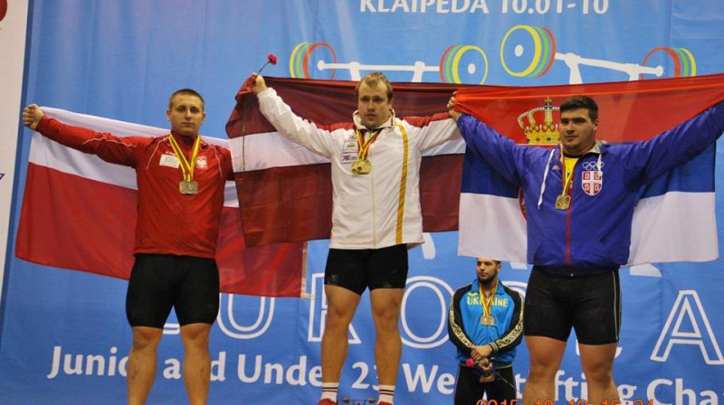 Artūrs Plēsnieks uz augstākā pakāpiena Klaipēdā
Foto: pzpc.pl