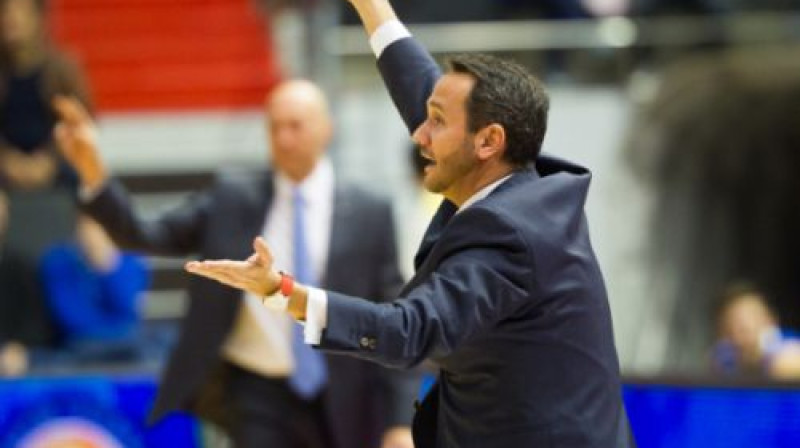 "VEF Rīga" galvenais treneris Karloss Frade
Foto: Basket.fc-zenit.ru