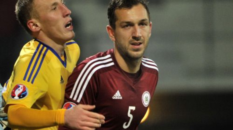 Oļegs Laizāns mačā pret Kazahstānu
Foto: Romāns Kokšarovs/F64