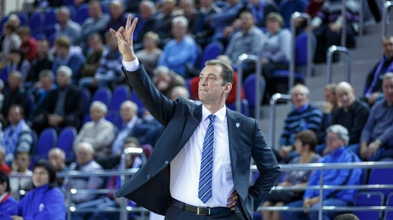 Gundars Vētra: pirmā uzvara Eirolīgā
Foto: kurskbasket.ru