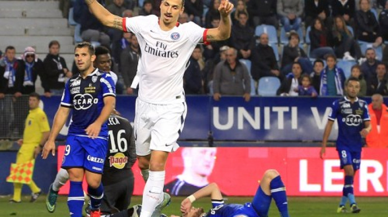 Zlatans Ibrahimovičs visus sešus vārtus guvis pēdējo četru spēļu laikā
Foto: AFP/Scanpix
