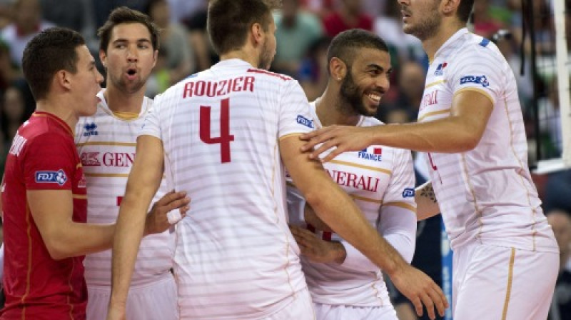 Francijas volejbolisti
Foto: AFP/Scanpix