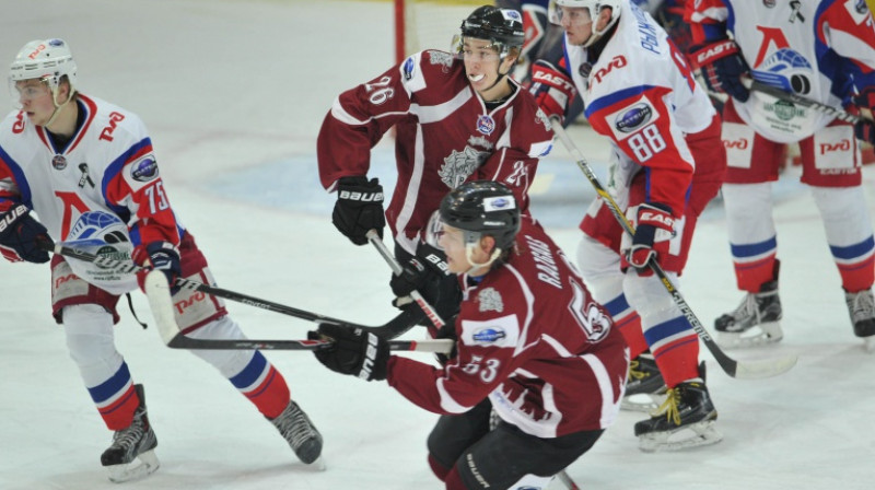 Uvis Balinskis un Frenks Razgals
Foto: dinamoriga.eu