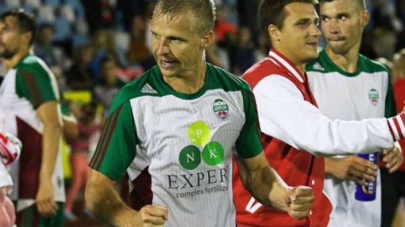 Deniss Ivanovs un "Liepāja" briest titulam - vai nobriedīs jau šovakar?
Foto: Mārtiņš Sīlis/Futbola Virslīga